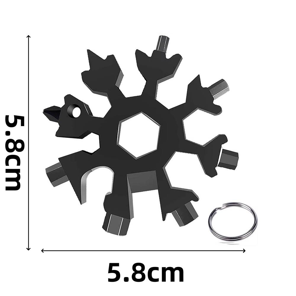 1/2 szt. 18-w-1 Wielofunkcyjne narzędzie klucz płatkowy śrubokręt otwieracz do butelek do nurkowania na zewnątrz narzędzia survivalowe na kemping