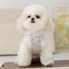 Spring and Summer Teddy Bigbear Bigfoot Pet Clothing Thin Breathable Striped Skirt Small Dog Cat Dog Clothing