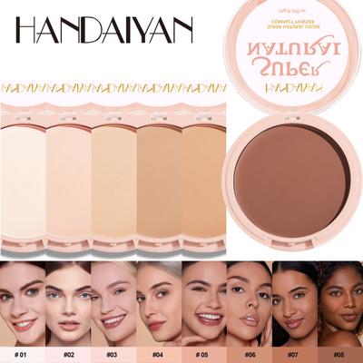 24 hodin Oil Control Makeup Powder Hydratační rozjasňující pudr Ultra-matný Press Powder Nature Waterproof Lasting Fixing Powder