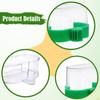 2Pcs Automatic Bird Water Feeder Food Container Parakeet Waterer for Budgies Lovebird Cockatiel