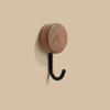 Solid Wood Wall Mount Hook No Drilling Bathroom Hook Space Saving Wood Hook  Door Hanging