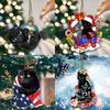 Adorable Acrylic Christmas Cat Car Accessory For Decorative Holiday Use Aromatherapy