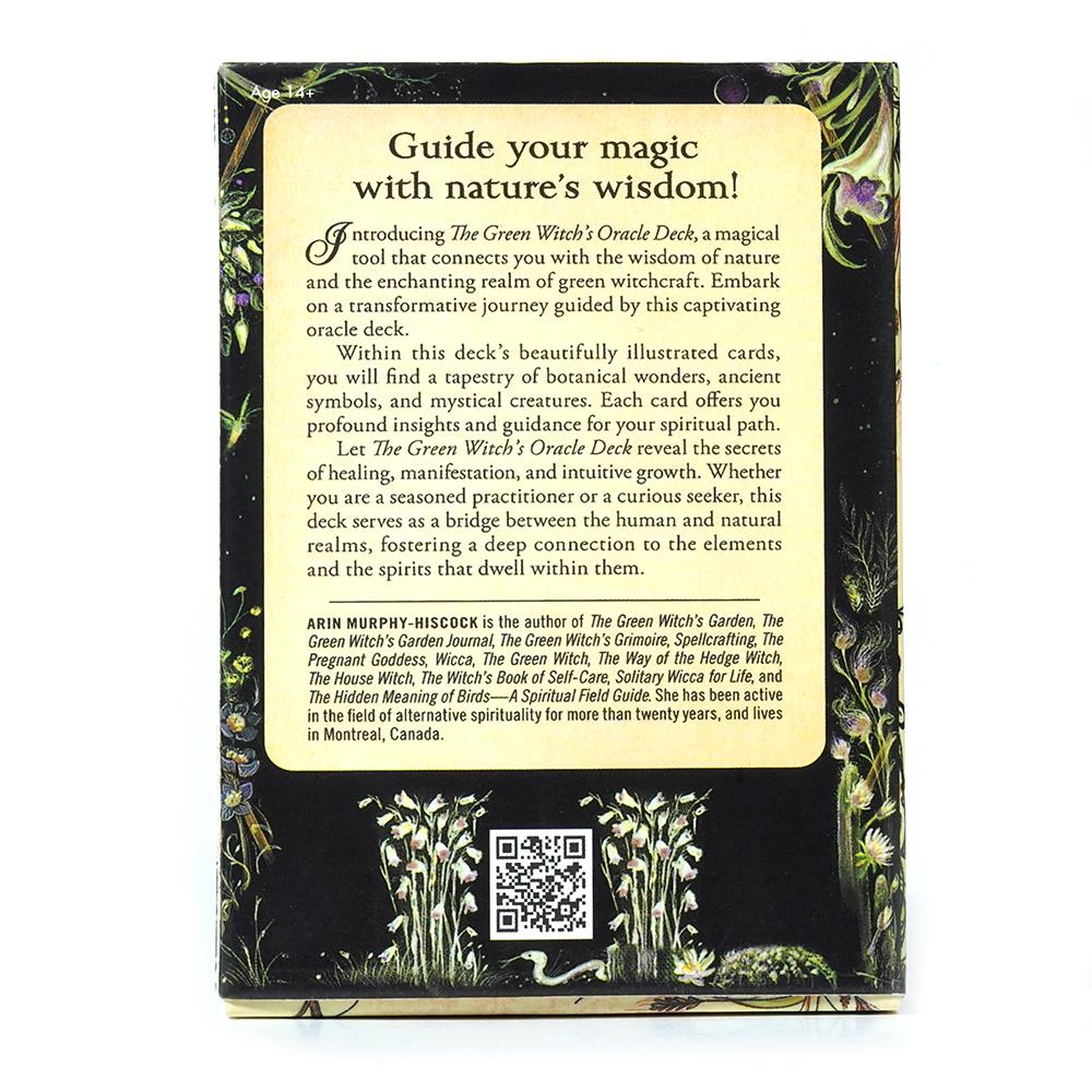 Green Witch's Oracle Deck Embrace Wisdom and Insight Witchcraft Series Tarot Cards