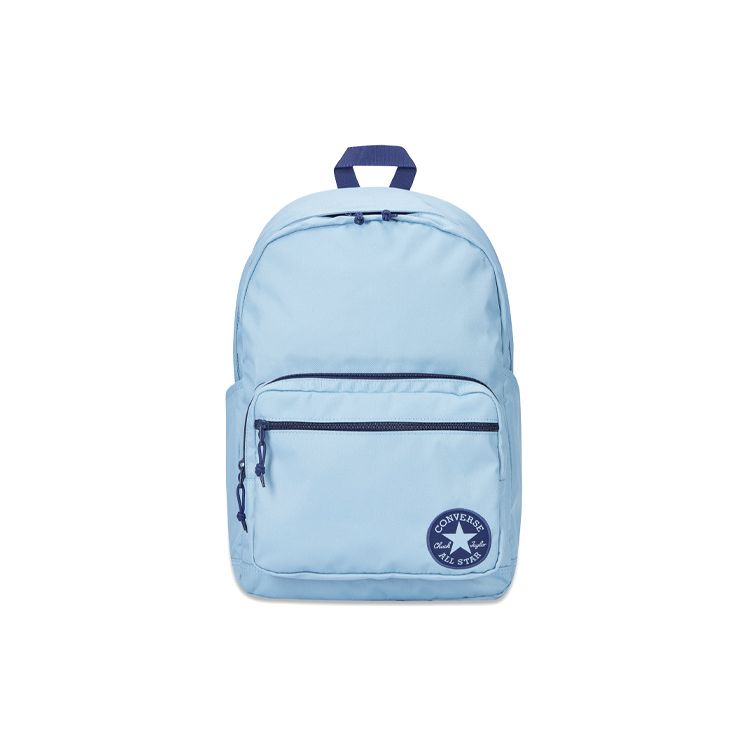 

Converse Go2 Backpack Large Capacity Zipper Closure Polyester Backpack Unisex Backpack Baby-Blue 10019900-A20 Baby Blue