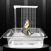 Parrot Automatic Bathing Set Include Pump Head USB Cable Fountain Cage Bird Bath With Running Water Automatic Pet Tool For Birds