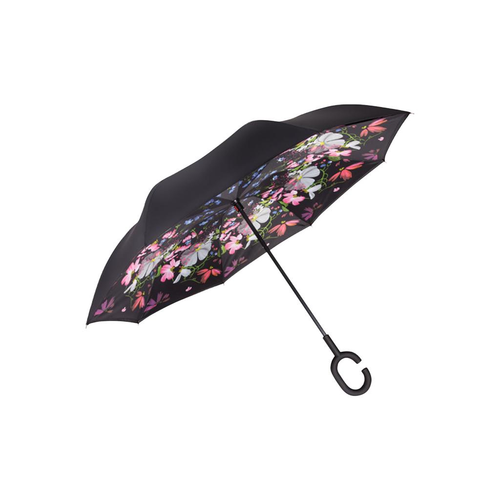 Thickened Black Parasol Umbrella Umbrella Boutique Innovative Reverse Umbrella Double-layer Sun Umbrella