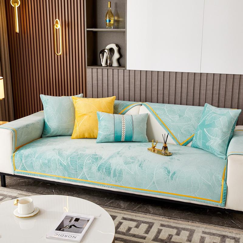 New Winter Soft Sofa Covers Jacquard Sofas Cushion Anti-slip Couch Protector Slipcover Removable Sofa Blanket for Living Room