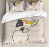 French Bulldog Duvet Cover Set Cute Animal Modern Decorative 3 Piece Bedding Set With 2 Pillowcase Dog Pattern Comforter Covers