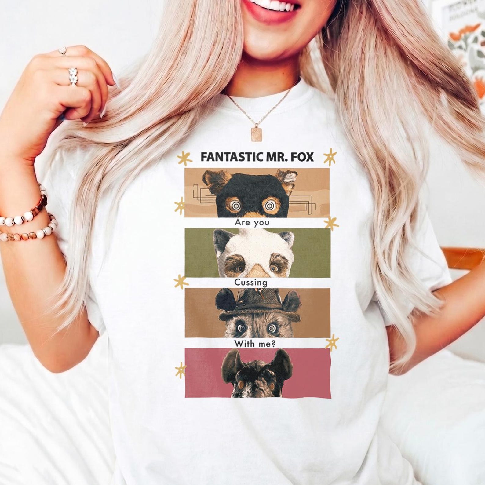 Mr Fox Quote Shirt: Whimsical Animal Graphic Tee, Retro Movie Inspired Unisex T Shirt S