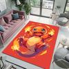 Japan Anime Pokémon Theme Rug with Charizard Print, Carpet for Living Room Kids Bedroom Mat Sofa Doormat Decor Mat Free Shipping