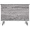 Grey Sonoma Coffee Table 60 X 44.5 X 45 Cm Particleboard