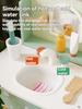 Children Wooden Dressing Table Role Play Set Toy Kids Girls Vanity Mirror Make Up Desk Toy Play