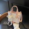 The New Wanji Pattern Bucket Bag Has a High Sense of Light Luxury and Versatile Shoulder Messenger Bag for Women
