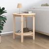 VidaXL Coffee Table Ø 55x60 Cm Solid Pine Wood 822352
