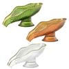 Self Draining Soap Holder Soap Box Clear Storage Tray Leaf Shape Soap Box Non-slip Laundry Soap Dish Storage Bathroom Gadgets