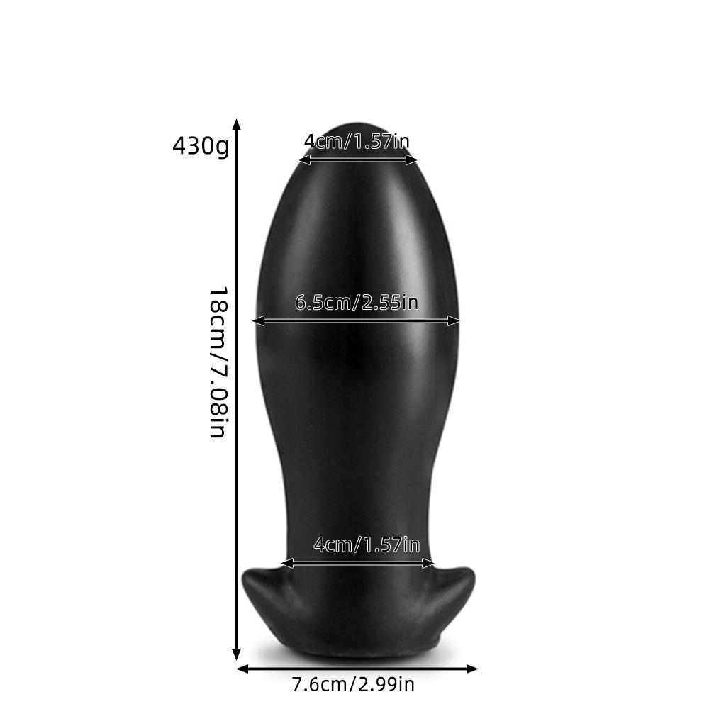 Large Dragon Egg Anal Plug, Soft Silicone, Female Masturbation, Anal Expansion, Butt Insert, Adult Toy, Unisex