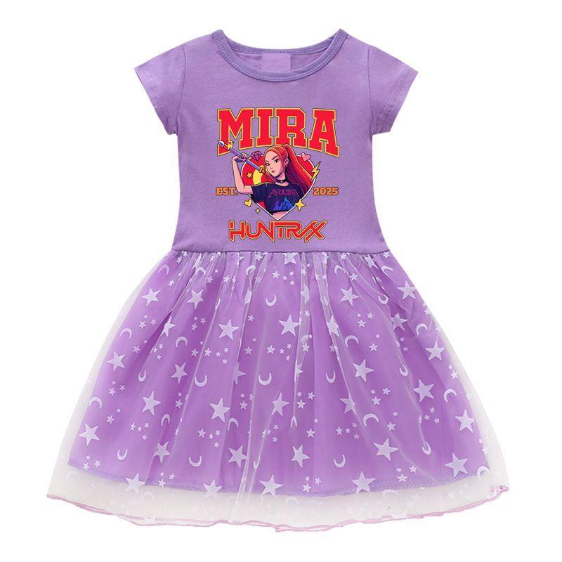 Children s Casual Kpop Witch Hunt Dress Summer Girl Princess Tulle Dress 110
