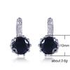 Temperament Versatile Simple Wind Zircon Earrings Women'S 11-Color Optional Ear Buckle Earrings