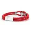 Noter New Men String Bracelet Nautical Compass Braslet 6 Colors Magnet Buckle Wrap Braclet Leisure Versatile Accessories Joias
