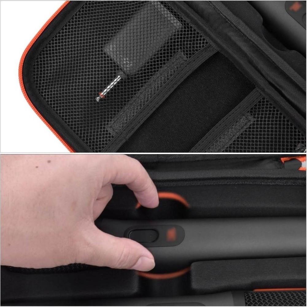 Adjustable Wireless Microphone Case Shockproof Microphone Storage Bag Mic Travel Bag Business Trip