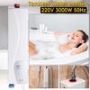 220V 3000W Instant Electric Water Heaters AU Plug Indoor Bathroom Tankless Household Practical Double Shell Water Heating