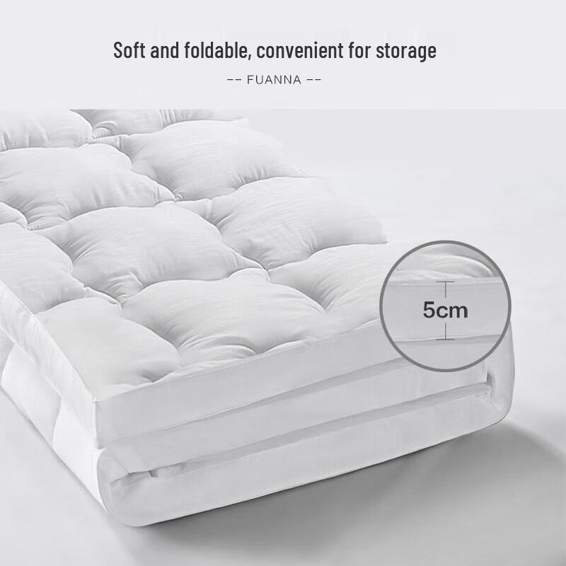 Fuanna Washable Thickened Mattress Topper & Protector