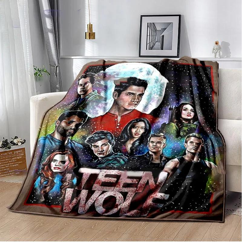 Teen Wolf Film Decke Warm Plüsch Gemütlich Zuhause Überwurfdecke für Bett Sofa Couch Leichte Reise Decke Sofa Steppdecke Geschenke