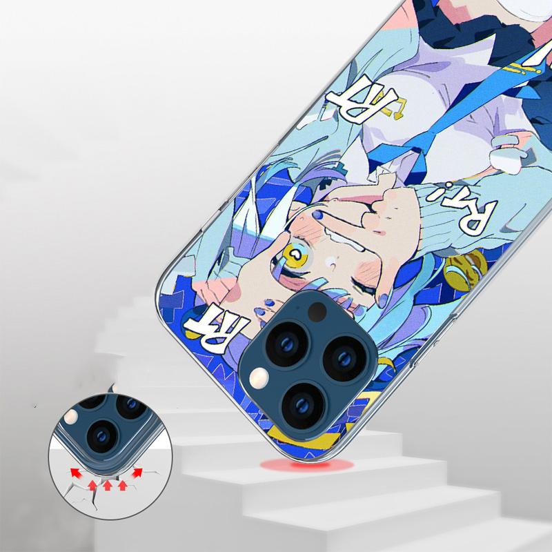 Cute Anime Girl INS Phone Case For iPhone 17 Air 16 Pro Max 16E 15 + 14 Plus 11 12 13 Mini 7 8 SE Gift Print Cover Fundas 16 Pro