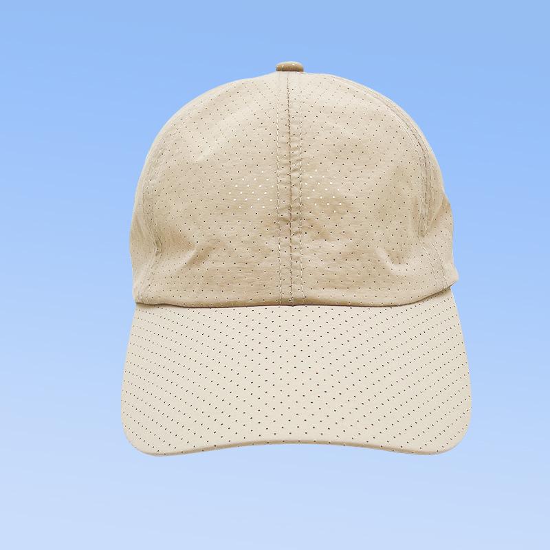 Summer light board quick-drying baseball cap punching mesh sports breathable cap big head circumference outdoor sun protection hat