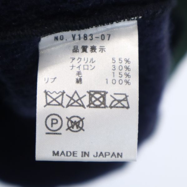 Unused VAST222 18ss Made In Japan Long Sleeve Shaggy Turtleneck Knit Men's Used