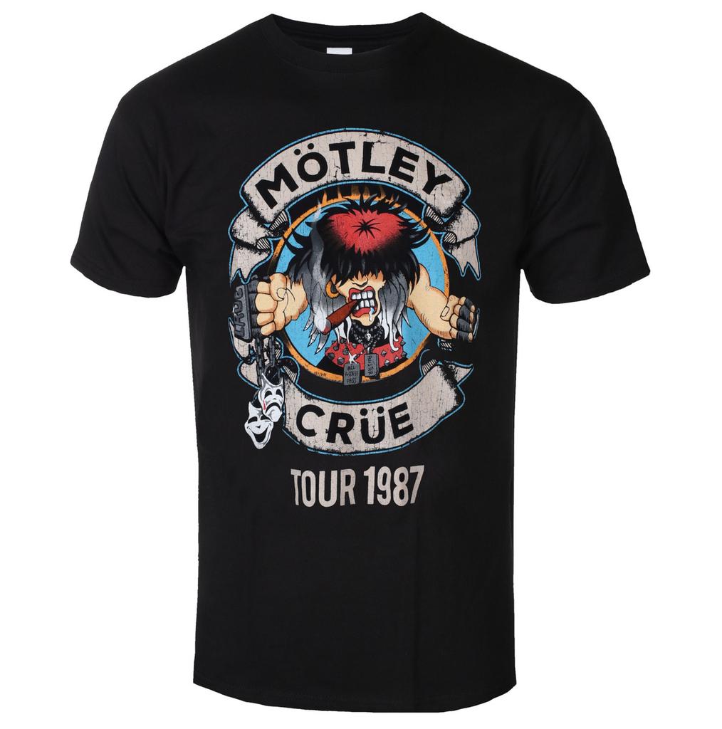 Summer Mtley Cre Graphic Cotton Tshirt Unisex Summer Short Sleeve Fashion Brand Tee Luxury Casual Vintage Tees