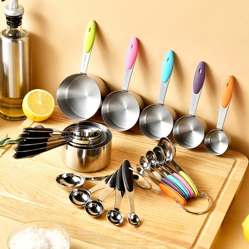 

MDNG Colorful Handle Stainless Steel Measuring Set