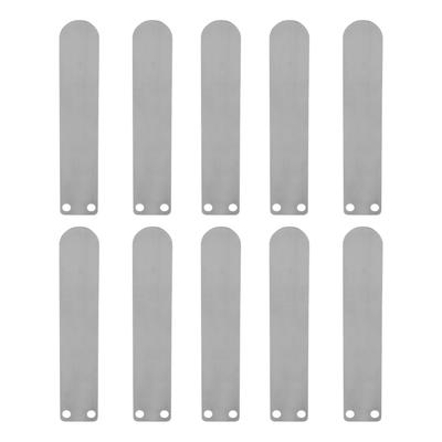 10Pcs Air Compressor Valve Plate Tongue Shape Cast Iron Intake and Exhaust Accessories80 Intake Long Plate