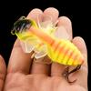 7,5 cm 14G Oberflächen-Rotations-Zikaden-Köder, Bionischer Kunststoff-Hartköder Minnow Traktor-Köder für Süßwasser-Salzwasser-Angeln Angelzubehör