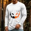Men's Halloween Casual Long Sleeve Neck Shirt