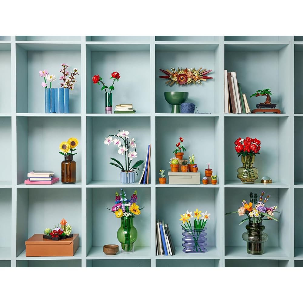 LEGO Botanical Lotus Flower Building Set 8-10 Years Decorative Toy for Kids