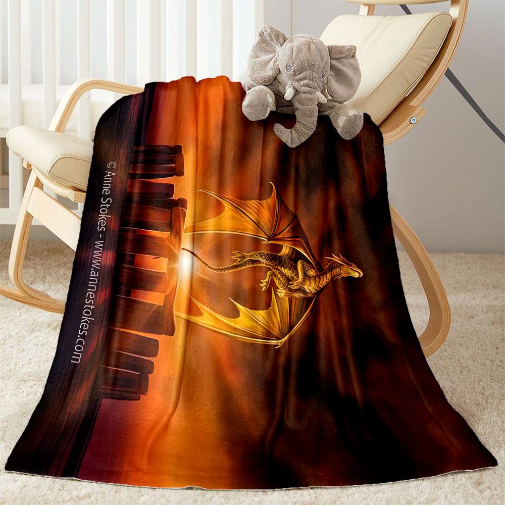 Gothic Style Blanket Durable Comfort Great for Couch Office Chair Picnics Four Seasons Multipurpose Modern Ideal Gift for Friends Family Couples Picni