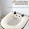 Warm Toilet Seat Cover Soft Toilet Seat Cushion Cartoon Universal Toilet Mat  Bathroom Use