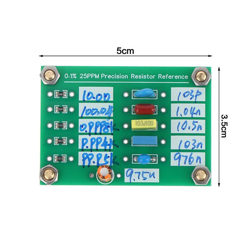 1Pc Precision Resistance Reference Resistor Capacitor Board Used With Ad584 Lm399 To Calibrate And Calibrate Multimeters