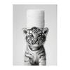 Room Murals Wall Art Poster Otter Cat Tiger Canvas Painting Funny Bathroom Home Decor Cute Animals Toilet Paper Living