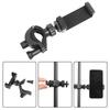 Rotatable Smartphone Holder For Mic Stands Tripod Phone Mount Brackets Expansion Clamp For Vloggings Video