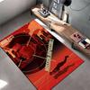 Mission Impossible Movie Poster Rug Non-slip Rug Suitable for Living Room and Bedroom Sofas.