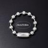 Fashionable Hip Hop Style Beads Bracelet for Men Christmas Valentine Gift, Vintage Bead Ball Bracelet