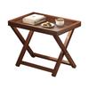 Folding Side Table for Sofa – Mini Coffee Table & Storage Rack for Living Room, Balcony, Corner, Space-Saving Home Small Table