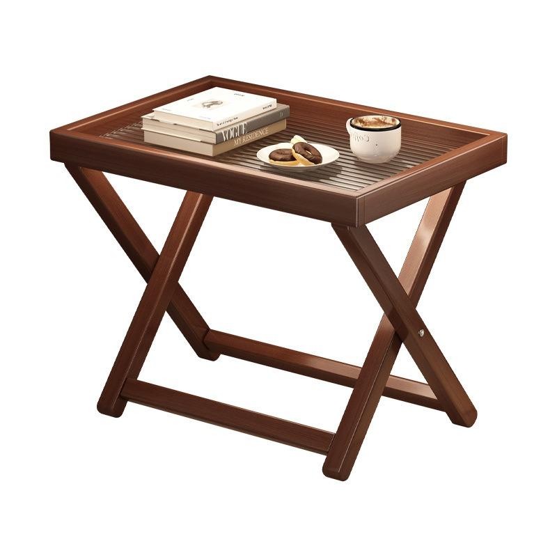 Folding Side Table for Sofa – Mini Coffee Table & Storage Rack for Living Room, Balcony, Corner, Space-Saving Home Small Table