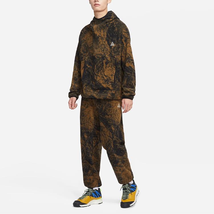 Nike Luźny krój Elastyczny pas Spodnie sportowe Męskie Doły Brązowy DO9276-242