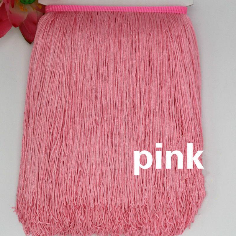 10 Yardů Dlouhá Krajková Třásně 30cm Polyesterová Krajková Ozdobná Stuha K Šití Latinské Šaty Kostým na Pódium Závěs DIY Doplňky