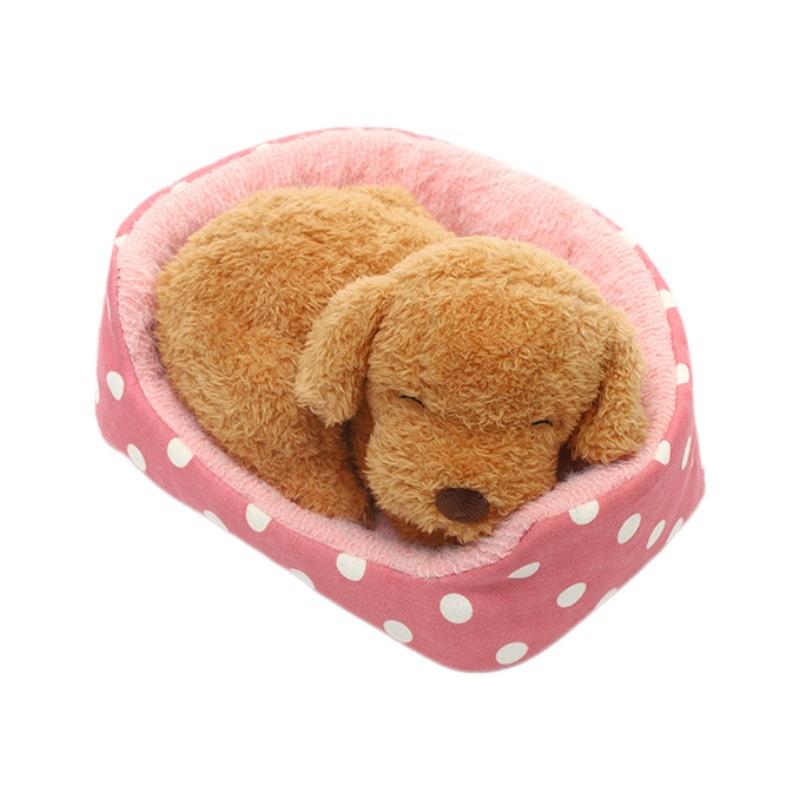 Skrivebordsdekorasjonsserie: Doggy and Kitty plysj, søte hundeplysj, ultramyke trøstende dukker, tøyfigurer Gavemyke leker til barn