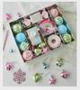 Macaron Color Cross-Border Christmas Ornaments: Unique Christmas Tree Hanging Baubles and Pendants