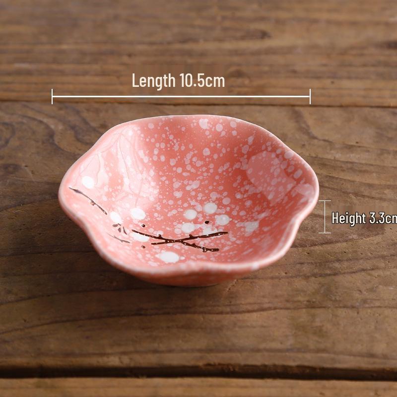 Japanese Style Dipping Sauce & Snack Dish Plate for Home, Restaurant, or Hotel Use